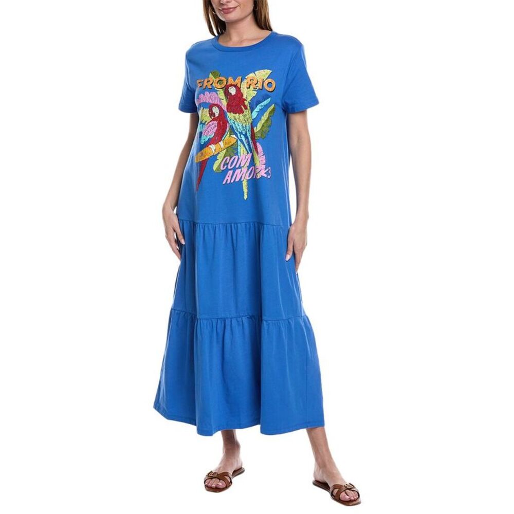 FARM Rio From Rio With Love Graphic T-Shirt Dress